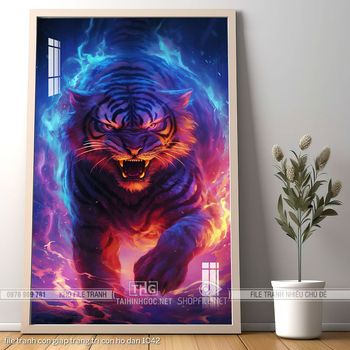 file tranh con giap trang tri con ho dan 1042