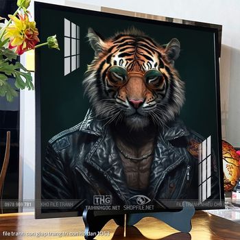 file tranh con giap trang tri con ho dan 1053