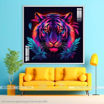 file tranh con giap trang tri con ho dan 1061