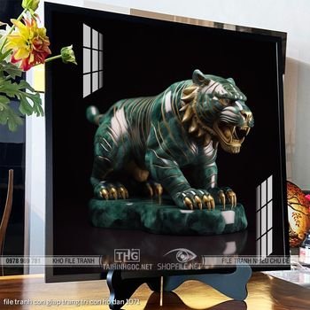 file tranh con giap trang tri con ho dan 1071