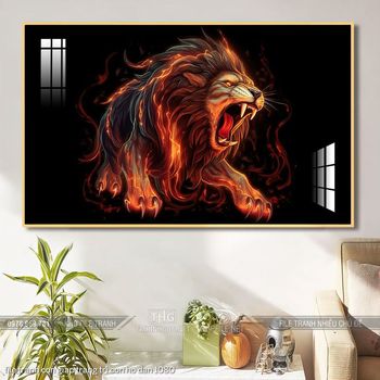 file tranh con giap trang tri con ho dan 1080