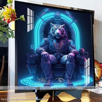 file tranh con giap trang tri con ho dan 1085