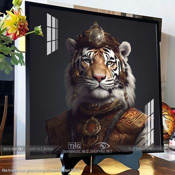 file tranh con giap trang tri con ho dan 1093