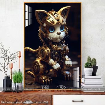 file tranh con giap trang tri con ho dan 1099