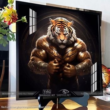 file tranh con giap trang tri con ho dan 1130