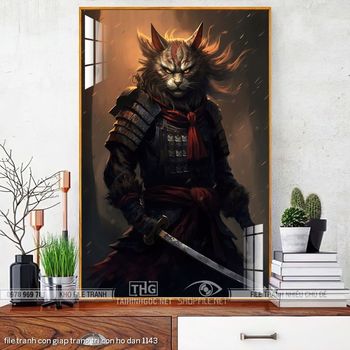 file tranh con giap trang tri con ho dan 1143