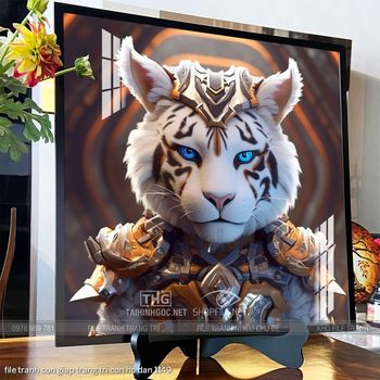 file tranh con giap trang tri con ho dan 1149