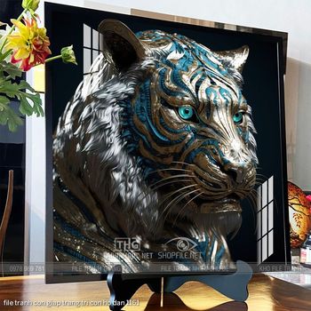 file tranh con giap trang tri con ho dan 1161