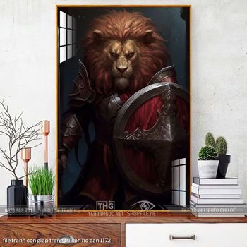 file tranh con giap trang tri con ho dan 1172