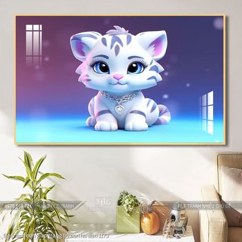 file tranh con giap trang tri con ho dan 1173