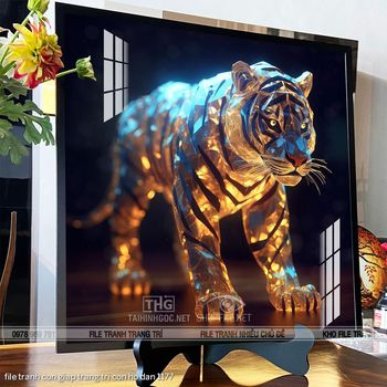 file tranh con giap trang tri con ho dan 1177