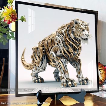 file tranh con giap trang tri con ho dan 1179