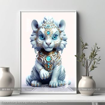 file tranh con giap trang tri con ho dan 1182