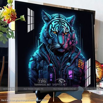 file tranh con giap trang tri con ho dan 1184