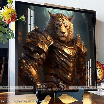 file tranh con giap trang tri con ho dan 1192