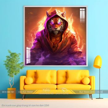 file tranh con giap trang tri con ho dan 1194