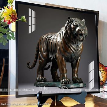 file tranh con giap trang tri con ho dan 1205