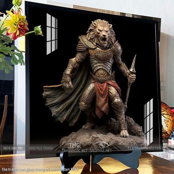 file tranh con giap trang tri con ho dan 1212