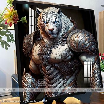 file tranh con giap trang tri con ho dan 1218