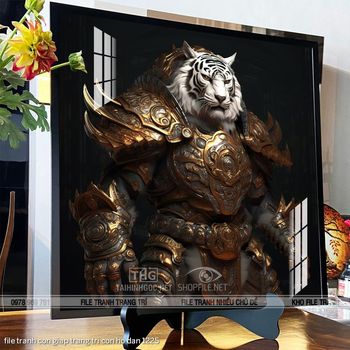 file tranh con giap trang tri con ho dan 1225