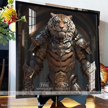 file tranh con giap trang tri con ho dan 1226