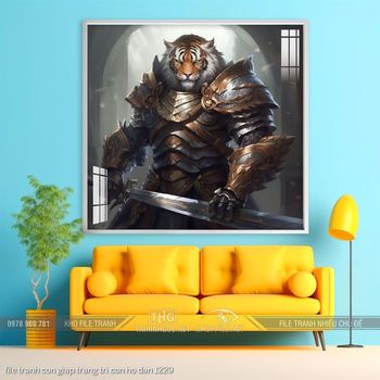 file tranh con giap trang tri con ho dan 1229