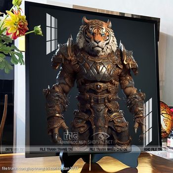 file tranh con giap trang tri con ho dan 1237