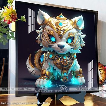 file tranh con giap trang tri con ho dan 1254