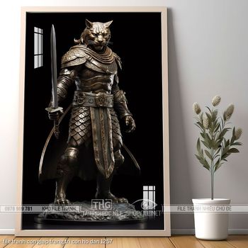 file tranh con giap trang tri con ho dan 1257