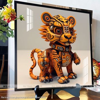 file tranh con giap trang tri con ho dan 1262