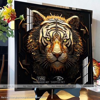 file tranh con giap trang tri con ho dan 1263