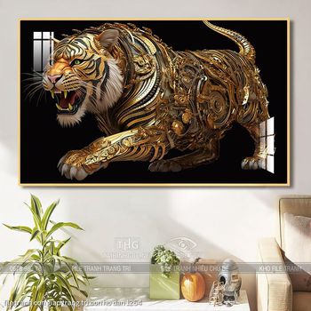 file tranh con giap trang tri con ho dan 1264