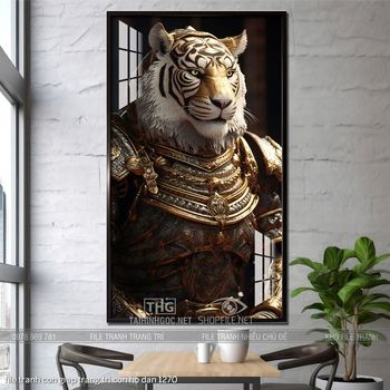 file tranh con giap trang tri con ho dan 1270