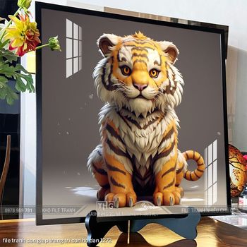 file tranh con giap trang tri con ho dan 1272