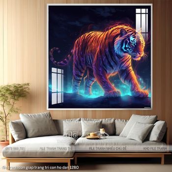 file tranh con giap trang tri con ho dan 1280