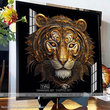 file tranh con giap trang tri con ho dan 1282