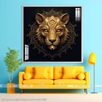 file tranh con giap trang tri con ho dan 1283