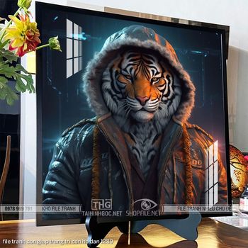 file tranh con giap trang tri con ho dan 1289