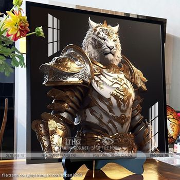 file tranh con giap trang tri con ho dan 1290