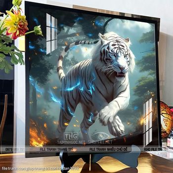 file tranh con giap trang tri con ho dan 1292