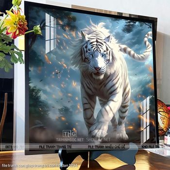 file tranh con giap trang tri con ho dan 1294