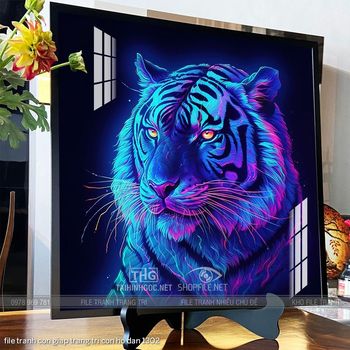 file tranh con giap trang tri con ho dan 1302