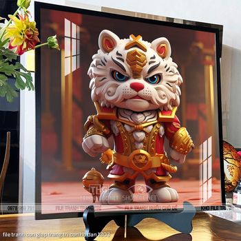 file tranh con giap trang tri con ho dan 1303