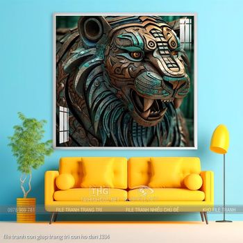 file tranh con giap trang tri con ho dan 1314