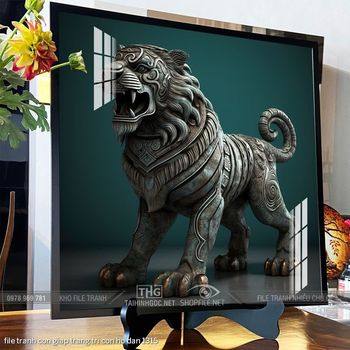 file tranh con giap trang tri con ho dan 1315