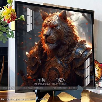 file tranh con giap trang tri con ho dan 1318