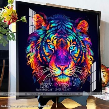 file tranh con giap trang tri con ho dan 1325