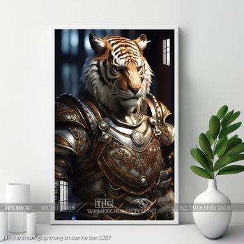 file tranh con giap trang tri con ho dan 1327