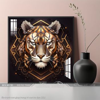 file tranh con giap trang tri con ho dan 1331