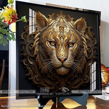 file tranh con giap trang tri con ho dan 1346